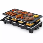 Parrilla Electrica Portatil 2 En 1 De Mesa Para Interiores Antiadherente Extraíble Calentamiento Rápido Envió Gratis
