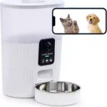Comedero Alimentador Automático Cámara Wifi App Inteligente Para Perro y Gato, 40% De Descuento