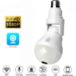 Cámara Wifi panorámica de 360 Bombillo HD 1080P IP Seguridad Micrófono y Altavoz Envio Gratis