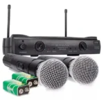 Microfono Inalambrico Con Receptor Para Tus Noches De Karaoke Envio Gratis