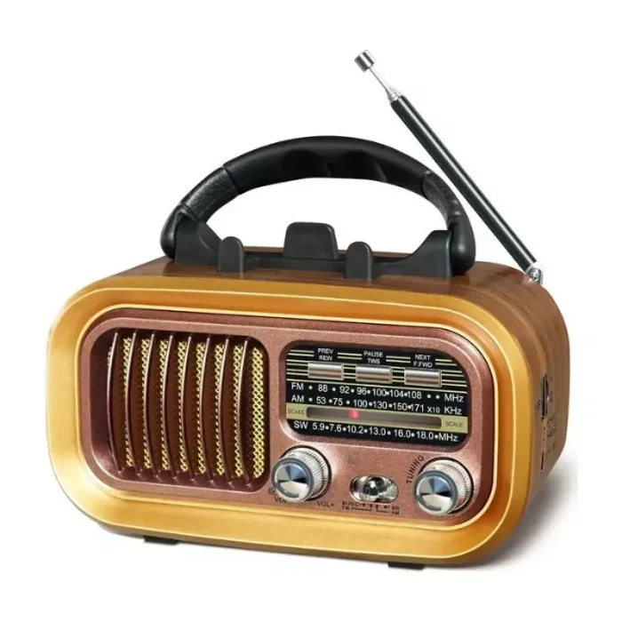 Radio Retro Fm Am Sw Bluetooth Rv109bt Con Altavoz Inalámbrico Con Bluetooth Envio Gratis - Imagen 2