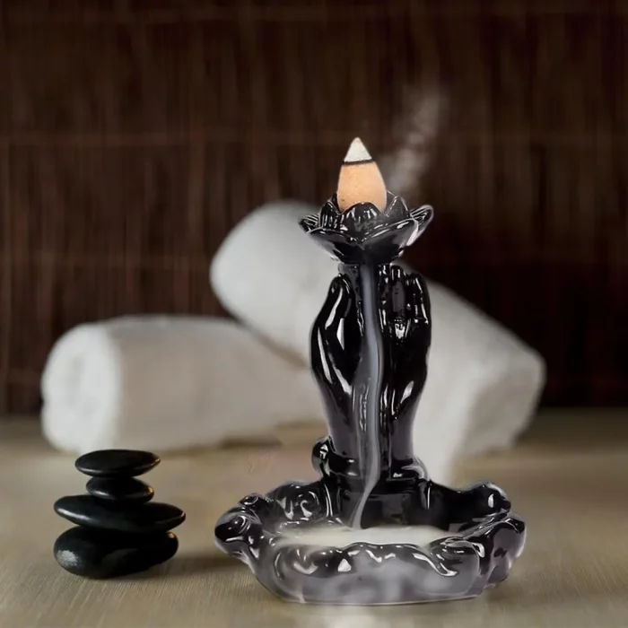 Mano Buda Sabio Quemador Incienso Envió Gratis 18% De Descuento - Imagen 3