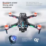 Drone Gps T3 Pro Con Tres Cámaras Control Remoto Con Función De Aterrizaje Con Un Clic y Vuelo Estable Envió Gratis - Imagen 3