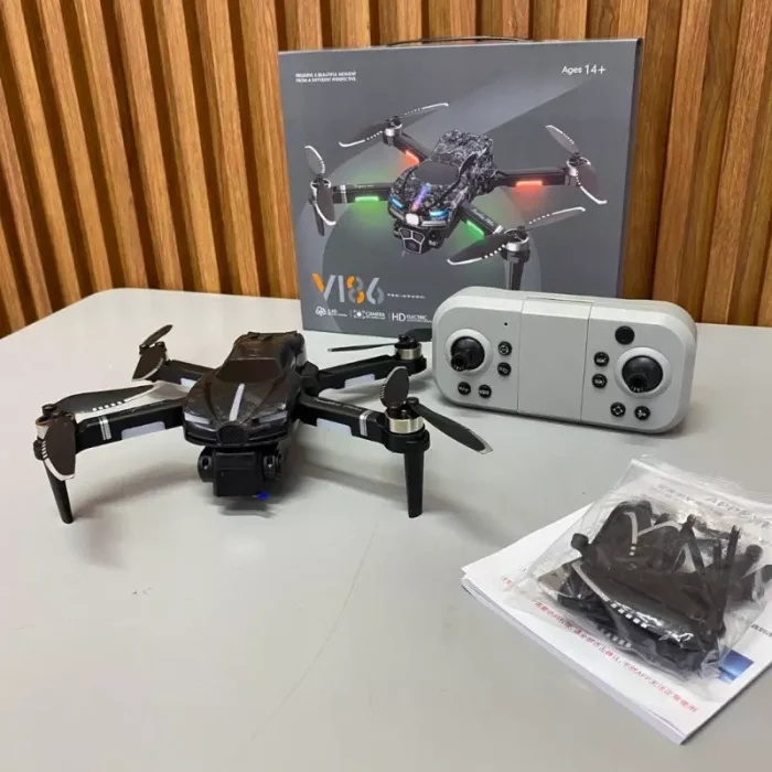 Drone Gps T3 Pro Con Tres Cámaras Control Remoto Con Función De Aterrizaje Con Un Clic y Vuelo Estable Envió Gratis - Imagen 2