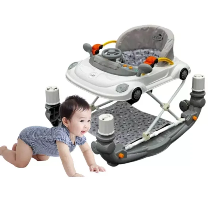 Caminador Con Mecedora Nave Con Llantas Silicona Envio Gratis 50% De Descuento - Imagen 4