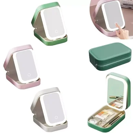 Joyero Cosmetiquero Organizador Espejo De Maquillaje Ajustable Envio Gratis