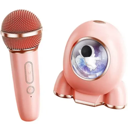 Parlante Astronauta Karaoke Con Microfono Inalambrico Mc009 Envio Gratis