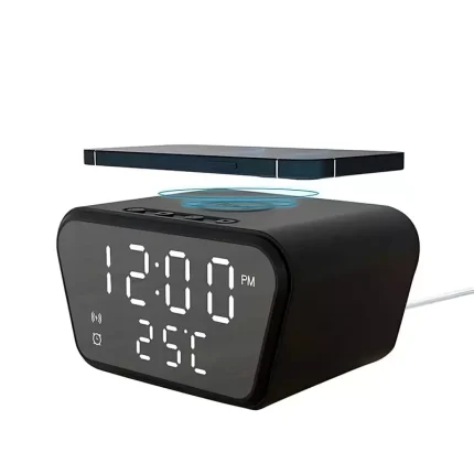 Reloj Despertador Cargador Ay21 Multifuncional 10W Envio Gratis