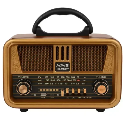 Radio Vintage Antiguo NS-8068BT Am Fm Bluetooth Envio Gratis