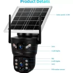Cámara Solar Halcon 4g A064 Detección De Movimiento Día y Noche Compatible Con Android / iOS Envió Gratis - Imagen 4