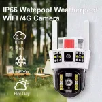 Camara Seguridad Wifi 3 Lentes Con Transmisión Inalámbrica De Video En Tiempo Real Envió Gratis - Imagen 2