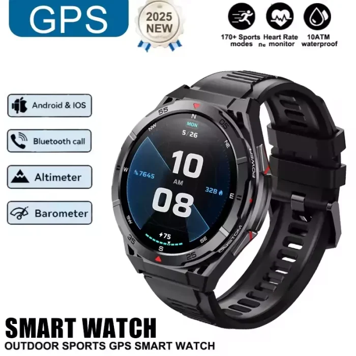Reloj Inteligente X2 Gps Incorporado Brújula Altímetro Barómetro Deportes Al Aire Libre Envió Gratis - Imagen 6