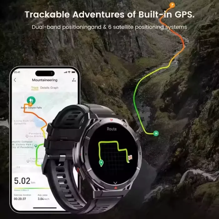 Reloj Inteligente X2 Gps Incorporado Brújula Altímetro Barómetro Deportes Al Aire Libre Envió Gratis - Imagen 4