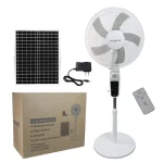 Ventilador De Pie Recargable Solar Con Control Remoto y Luz LED Envió Gratis 50% De Descuento - Imagen 3