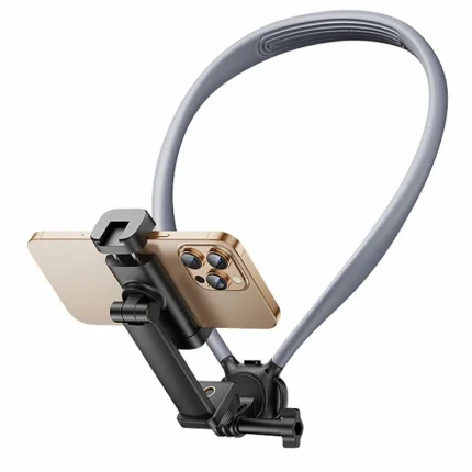 Soporte Magnetico Flexible Cuello Teléfono Móvil Y Cámara Grabación de Vídeo Con Correa Para Colgar Envio Gratis