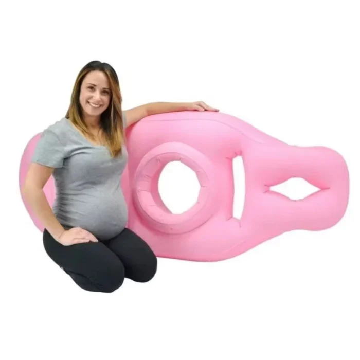 Colchon Inflable Mujeres Embarazadas Para Dormir Cómodo Almohada De Lactancia Multiusos Flotador Envio Gratis - Imagen 3