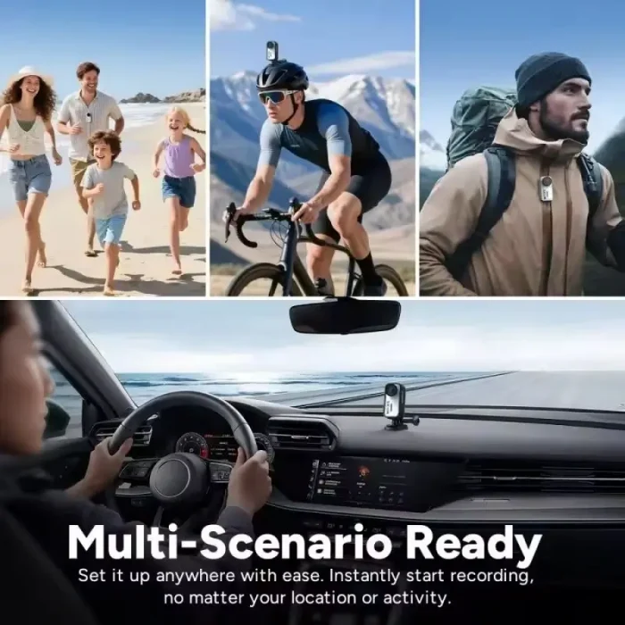 Cámara De Acción SJCAM C110 4K 30fps Angulo de visión 170 Grados 20MP Wifi Impermeable Lente Ultra Gran Angular f/2.0 Estabilizador Envio Gratis - Imagen 7