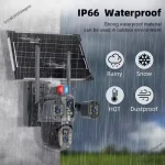 Cámara Domo Solar De 360° Máxima Cobertura y Tecnología Inteligente Envió Gratis - Imagen 6