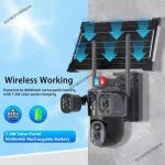 Cámara Domo Solar De 360° Máxima Cobertura y Tecnología Inteligente Envió Gratis - Imagen 5
