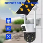 Cámara Solar 2 Lentes A060 De Seguridad Con Wifi PTZ 360° Con Panel Solar y Sensor De Movimiento Envió Gratis - Imagen 5