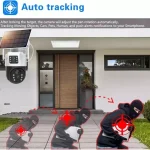 Cámara Solar 2 Lentes A060 De Seguridad Con Wifi PTZ 360° Con Panel Solar y Sensor De Movimiento Envió Gratis - Imagen 4