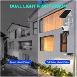 Cámara Solar 2 Lentes A060 De Seguridad Con Wifi PTZ 360° Con Panel Solar y Sensor De Movimiento Envió Gratis - Imagen 3