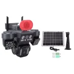 Cámara Solar 3 Lentes Sim 4g TA-R4 Con Sirena y Visión Nocturna Infrarroja Envió Gratis - Imagen 9
