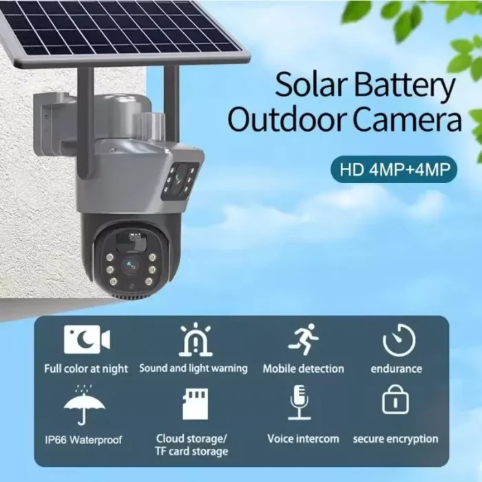 Cámara Solar Night Visión Sentinel A053 La Solución Inteligente Para La Seguridad De Tu Hogar o Negocio Envió Gratis - Imagen 6