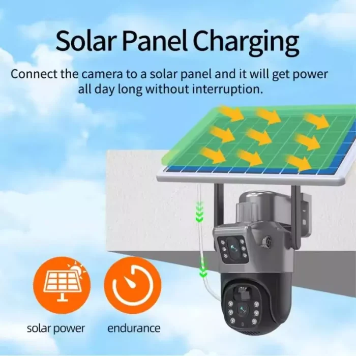 Cámara Solar Night Visión Sentinel A053 La Solución Inteligente Para La Seguridad De Tu Hogar o Negocio Envió Gratis - Imagen 5