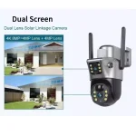 Cámara Solar Wifi Doble Lente Para Exteriores Con Tarjeta SIM Envió Gratis - Imagen 3