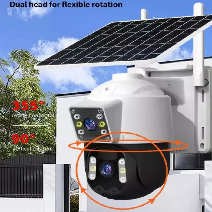 Cámara Solar Wifi Wt36 Externa Inalámbrica Con Panel Solar Con Rotación De 360 ° Detección Humana Envió Gratis - Imagen 3