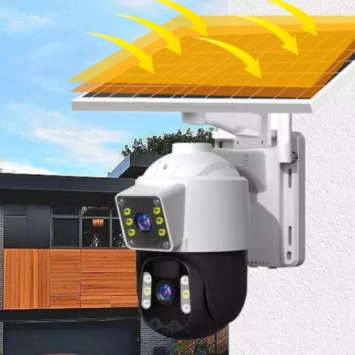 Cámara Solar Wifi Wt36 Externa Inalámbrica Con Panel Solar Con Rotación De 360 ° Detección Humana Envió Gratis - Imagen 4