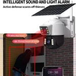 Cámara Solar Wifi Wt36 Externa Inalámbrica Con Panel Solar Con Rotación De 360 ° Detección Humana Envió Gratis - Imagen 5