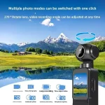 Cámara Deportiva de Bolsillo 4K Ultra HD WiFi Rotación 270° Vlogs Cámara de Acción Estabilización Aventuras al Aire Libre Envio Gratis - Imagen 5