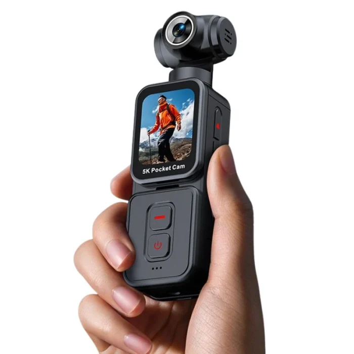 Cámara de Acción K28 Deportiva 5K HD WiFi Videocámara Rotación de Lente 270° y Seguimiento Facial para Vlogs y Videos Envio Gratis - Imagen 7