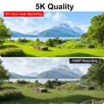 Cámara de Acción K28 Deportiva 5K HD WiFi Videocámara Rotación de Lente 270° y Seguimiento Facial para Vlogs y Videos Envio Gratis - Imagen 5