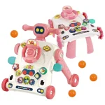 Caminador Andadera 6 En 1 Infantil De Actividades Carro Paseador/Patineta/Mecedora Para Bebé - Imagen 2