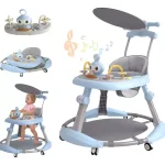 Caminador Infantil Rosado Multifuncional Bandeja Interactiva Con Juguetes Envió Gratis - Imagen 2