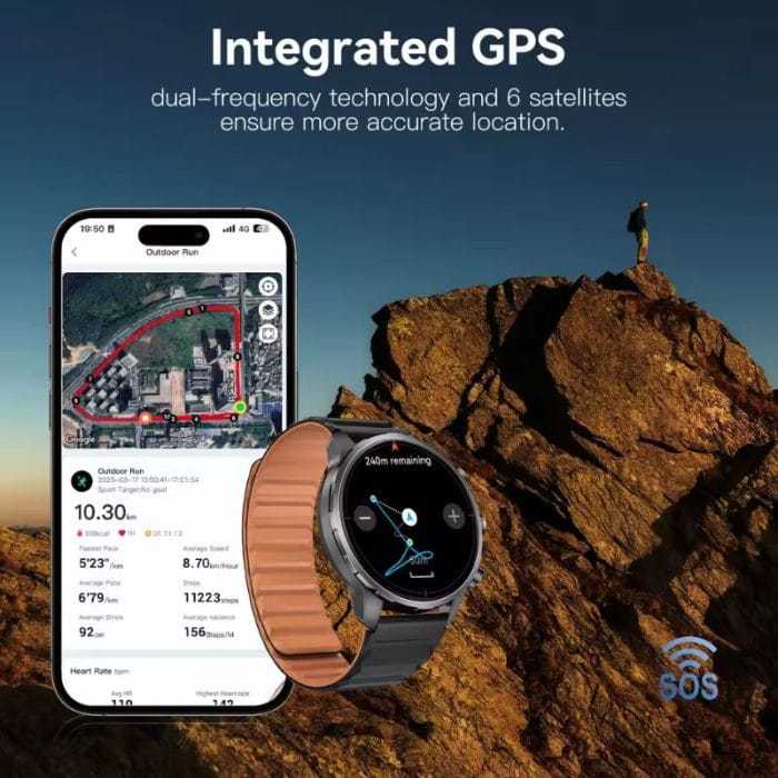 Reloj inteligente Kieselect KR3 AMOLED HD 1,5″ Con GPS Incorporado y Más De 178 Modos Deportivos Envió Gratis - Imagen 3