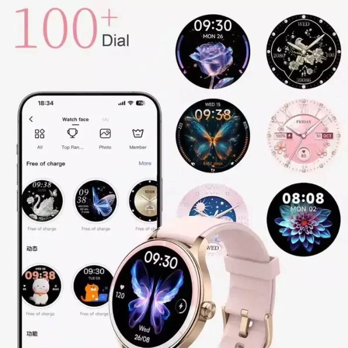 Reloj Inteligente DR03 Mujer Elegante Smartwatch Con Tecnología y Funciones Inteligentes Envió Gratis - Imagen 4