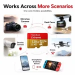 Tarjeta MicroSD TF 128GB Clase 10 U3 V30 A2 Alta Velocidad y Capacidad Con Adaptador para Teléfono Camara Dron Envio Gratis - Imagen 5